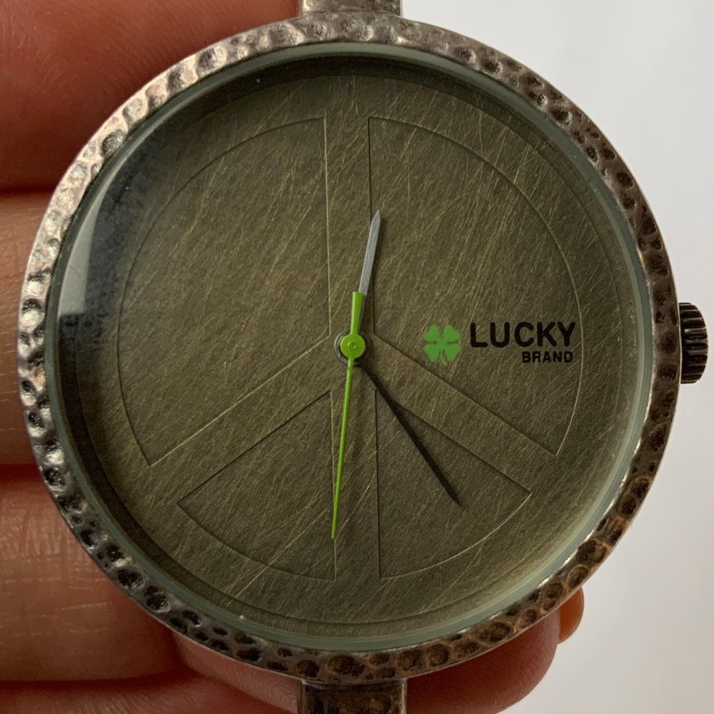 Lucky Brand Grey Unisex Stainless Steel Watch